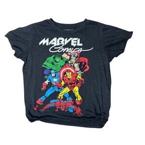 MARVEL COMICS SHIRT XL EXTRA LARGE GRAY CHARCOAL DISNEY DISNEYLAND TSHIRT women